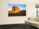 Rock Hewn Qasr Al-Farid Tomb at Nabataean City Prints by Anthony Ham