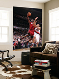 Miami Heat v Portland Trail Blazers, Portland, OR - January 9: Nicolas Batum and LeBron James Art by Sam Forencich