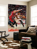 Miami Heat v Chicago Bulls - Game Two, Chicago, IL - MAY 18: Derrick Rose and Mike Bibby Affiche par Gregory Shamus