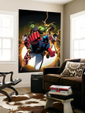 The Young Avengers 1 Cover: Patriot, Hulkling, Wiccan, Iron Lad, Asgardian and Young Avengers Affiches par Jim Cheung