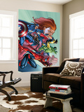 Marvel Adventures Avengers 32 Cover: Spider-Man, Captain America, Wolverine and Hulk Posters by Salvador Espin