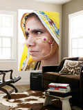 Rajasthani Woman with Nose Ring Prints by April Maciborka