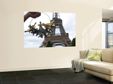 Eiffel Tower Souvenirs Posters by Lou Jones