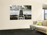 Graveyard with Headstones Covered with Snow Poster par Frank Carter
