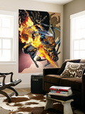 Fantastic Four 557 Cover: Thing, Human Torch, Mr. Fantastic and Invisible Woman Print by Bryan Hitch