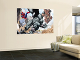 Spider-Man and Rhino Fighting - Battle Scene Prints