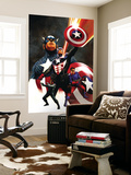 Captain America 600 Cover: Captain America and Bucky Poster by Steve Epting
