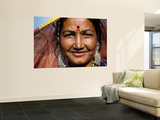 Portrait of Woman at Camel Fair Prints by Kimberley Coole