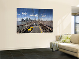 Brooklyn Bridge with South Manhattan in Background Posters by Huw Jones