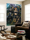 Ultimatum 5 Cover: Grey, Jean, Beast, Wolverine, Cyclops, Colossus, Storm and Nightcrawler Posters by David Finch