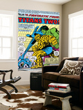 Fantastic Four N167 Cover: Hulk, Thing, Mr. Fantastic, Invisible Woman and Human Torch Stretching Prints by George Perez
