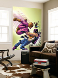 Marvel Adventures The Avengers 35 Cover: Batroc The Leaper, Hawkeye and Spider-Man Art by David Williams