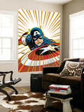 Captain America V4, 27 Cover: Captain America Fighting Prints by Dave Johnson