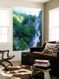Rio Verde Falls into the Rio Pastaza - Rio Verde, Maca Poster par Woods Wheatcroft