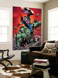 Ultimate Avengers 4 Cover: Captain America, Hulk, Red Wasp and Black Widow Art by Carlos Pacheco