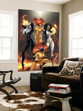 Marvel Divas 1 Cover: Hellcat, Black Cat, Captain Marvel and Firestar Posters by J. Scott Campbell