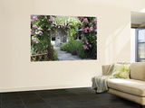 Cafe Les Nymphias in Giverny, Opposite the Entrance to Monet's Gardens Posters by Barbara Van Zanten