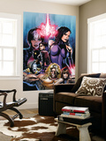New Exiles 1 Cover: Psylocke Fighting Posters by Greg Land