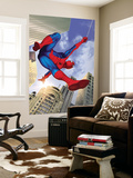 Spider-Man Swinging In the City Posters