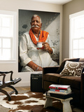 Man Drinking His Afternoon Chai Print by April Maciborka
