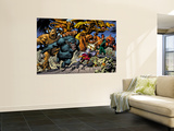 Marvel: Monsters On The Prowl 1 Group: Fin Fang Foom, Mole Man, Moloids and Goom Prints by Duncan Fegredo