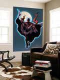 Excalibur 14 Cover: Magneto and Scarlet Witch Flying Prints by Aaron Lopresti