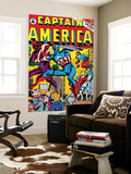Captain America 16 Cover: Captain America, Red Skull and Bucky Fighting Poster by Al Avison