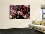 Daredevil 60 Group: Daredevil, Spider-Man, Iron Fist, and Luke Cage Fighting Posters by Alex Maleev