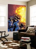 Fantastic Four 519 Cover: Human Torch and Thing Prints by Mike Wieringo