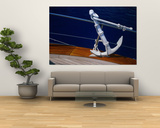 Anchor of Yacht Sailing on Gulf of Orosei, Sardinia, Italy Art