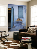 Dog Resting on Step Leading to Doorway Posters by April Maciborka