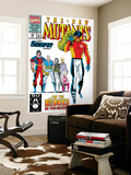 New Mutants 99 Cover: Cable, Sunspot, Warpath, Cannonball, Domino, Boom Boom and New Mutants Posters par Rob Liefeld