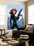 Black Widow 1 Cover: Black Widow Fighting Prints by Greg Land