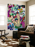 New Mutants 100 Group: Warpath, Domino, Shatterstar, Cable, Boom Boom and New Mutants Art par Rob Liefeld