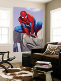 Spider-Man In the City on Gargoyle Art