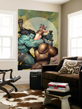 Incredible Hulk 602 Cover: Skaar and Juggernaut Prints by Ariel Olivetti