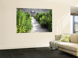 Walled Gardens (Or Chartreuse) at Chateau Canon in Mezidon-Canon Posters by Barbara Van Zanten