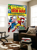Tales Of Suspense 58 Cover: Iron Man and Captain America Fighting Prints by Don Heck