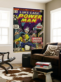 Marvel Comics Retro: Luke Cage, Hero for Hire Comic Book Cover 26, the Night Shocker! (aged) Posters