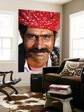 Portrait of Man at Camel Fair Prints by Kimberley Coole
