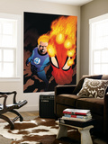 The Amazing Spider-Man 591 Cover: Human Torch Print by Barry Kitson