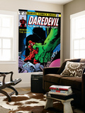 Daredevil #163 Cover: Hulk and Daredevil Fighting Láminas por Frank Miller