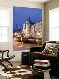 Fontana Del Nettuno (Neptune Fountain) and Church of Sant'Agnese in Agone at Piazza Navona Posters by Richard l'Anson
