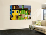 Colorful Houses and Laundry Posters by Dennis Walton