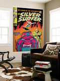 Marvel Comics Retro: Silver Surfer Comic Book Cover 6, Worlds Without End! (aged) Posters