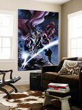 Thor 80 Cover: Thor and Iron Man Print by Steve Epting