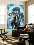Marvel Zombies 3 4 Group: Morbius, Man-Thing, Werewolf By Night, Hellstrom and Daimon Affiches par Kev Walker