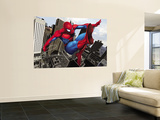 Spider-Man Swinging In the City Affiches