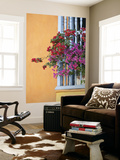 Bougainvillea Adorning Colonial Window Plakater af Margie Politzer Bougainvillea Adorning Colonial Window Plakater af Margie Politzer
