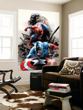 Spectacular Spider-Man 15 Cover: Captain America and Spider-Man Prints by Steve Epting